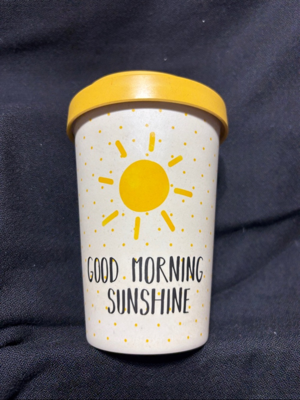 Good Morning Sunshine Yellow Travel Mug